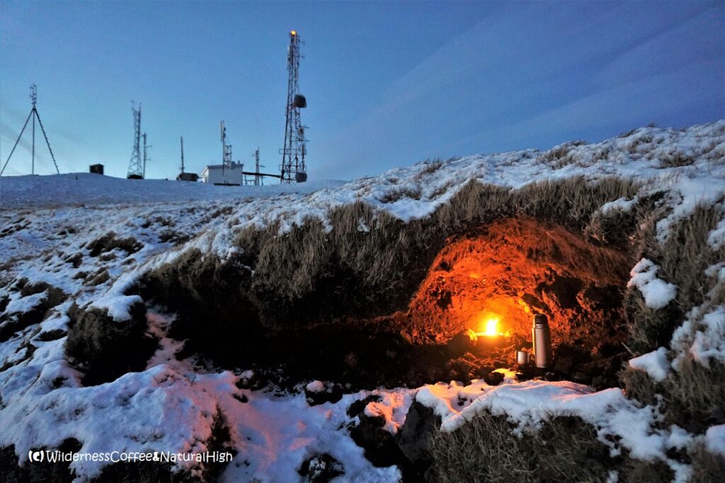 Klif candle & Wilderness Coffee Candle on Klif, Vestmannaeyjar, Iceland.