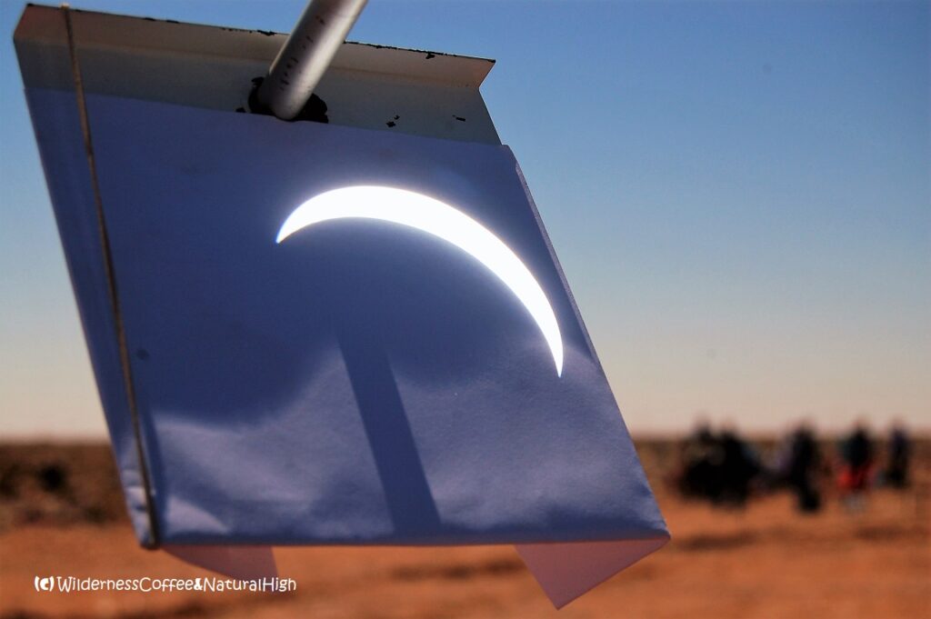 Eclipse reflection, El Sallum, Egypt.