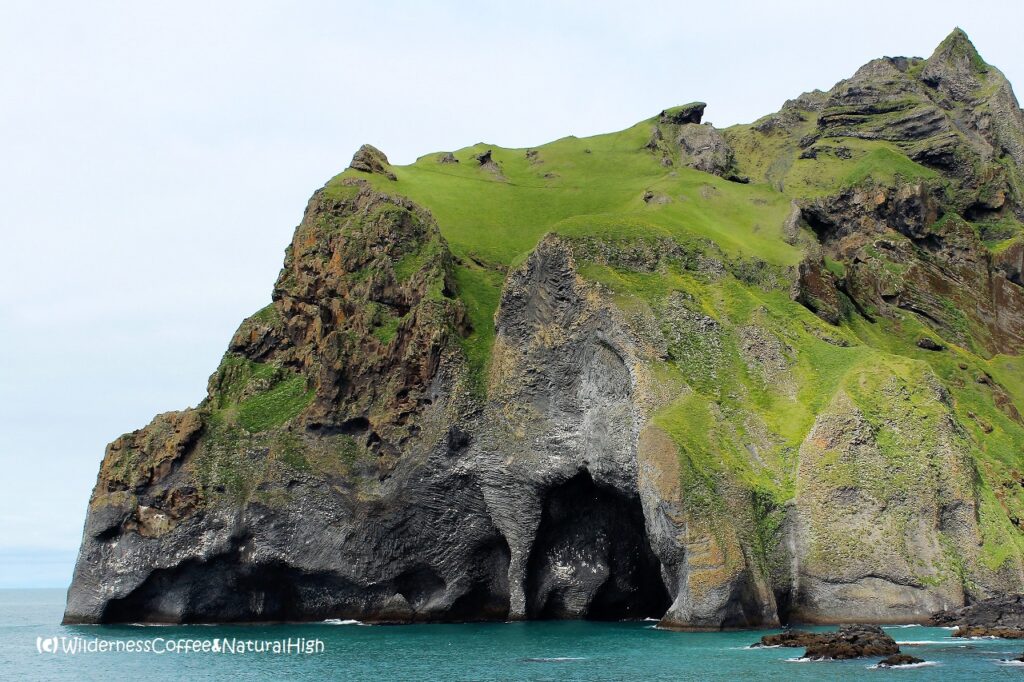 The Elephant Rock on Vestmannaeyjar, Iceland.