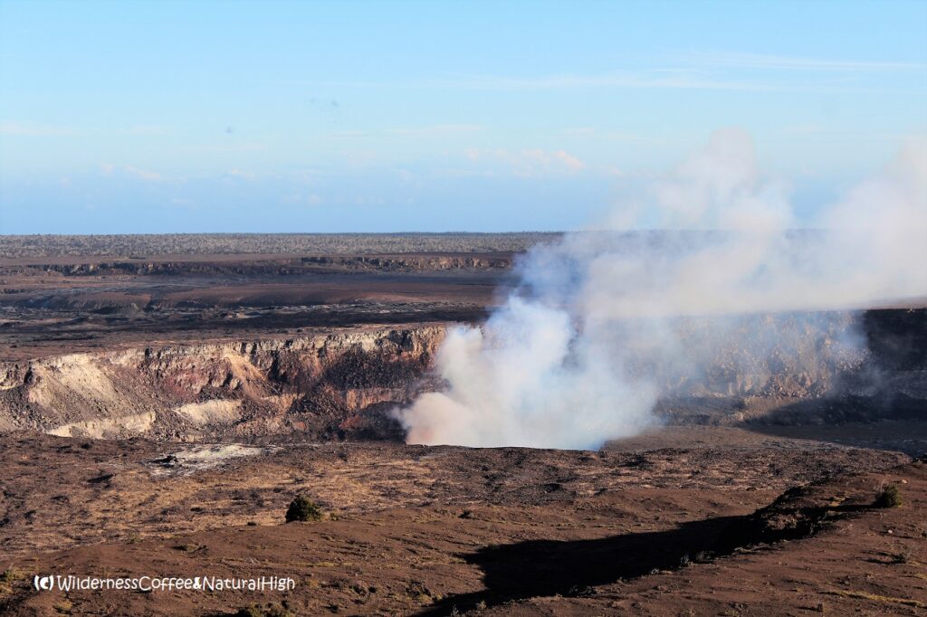 Kilauea Halemaumau crater, Hawaii Big Island.