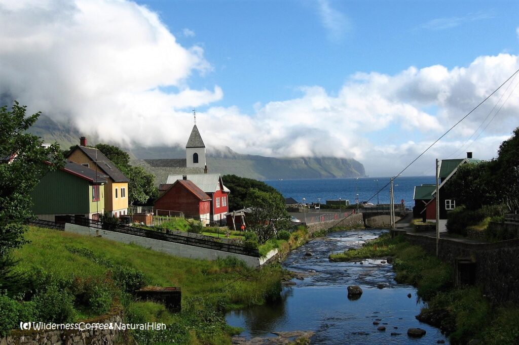 Kvivik village Kvivik village, Faroe Islands.
