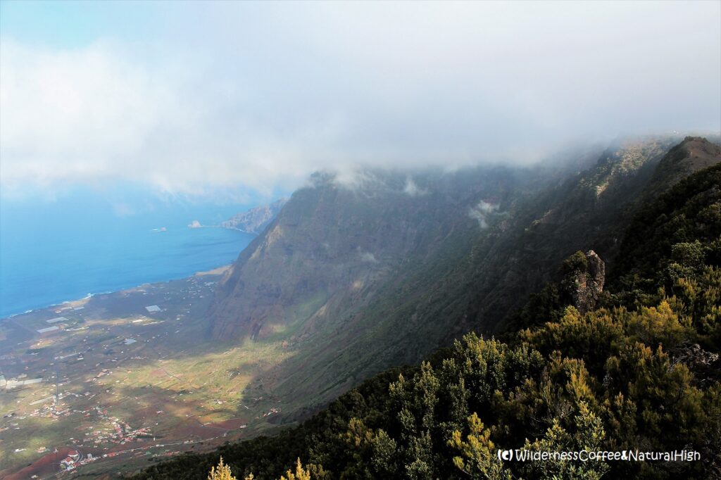 View from Malpaso to El Golfo, El Hierro, Canary Islands.