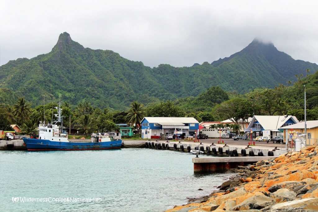 Avarua harbour Avarua harbour on Rarotonga.