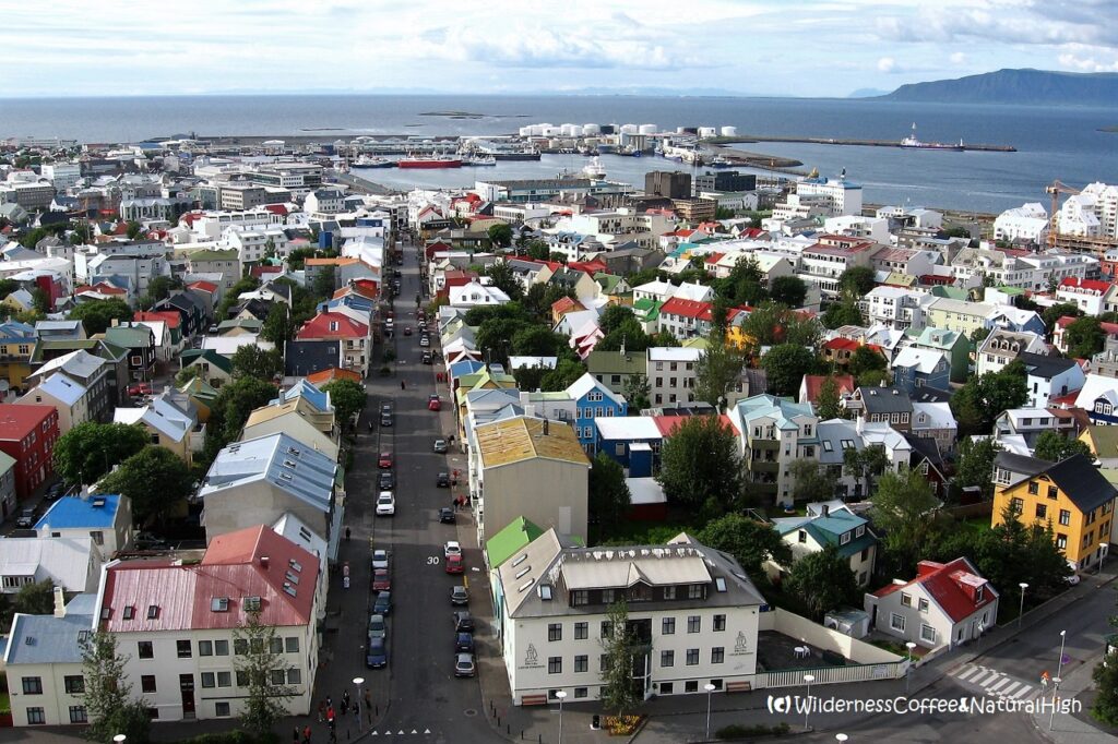 Colourful and cozy Reykjavík, Iceland.