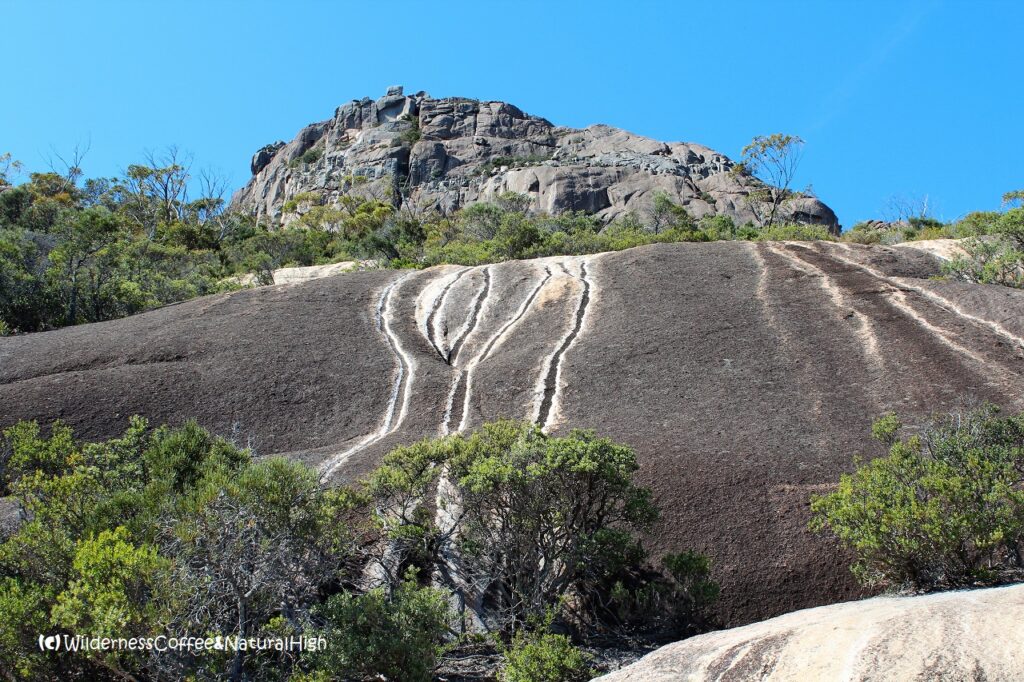 The granite boulder slope Granite boulder slope on Mount Amos, Tasmania, Australia.