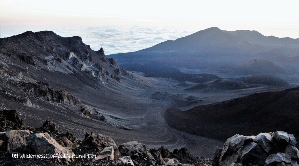 Pre-sunrise light on Mount Haleakala, Maui, Hawaii.