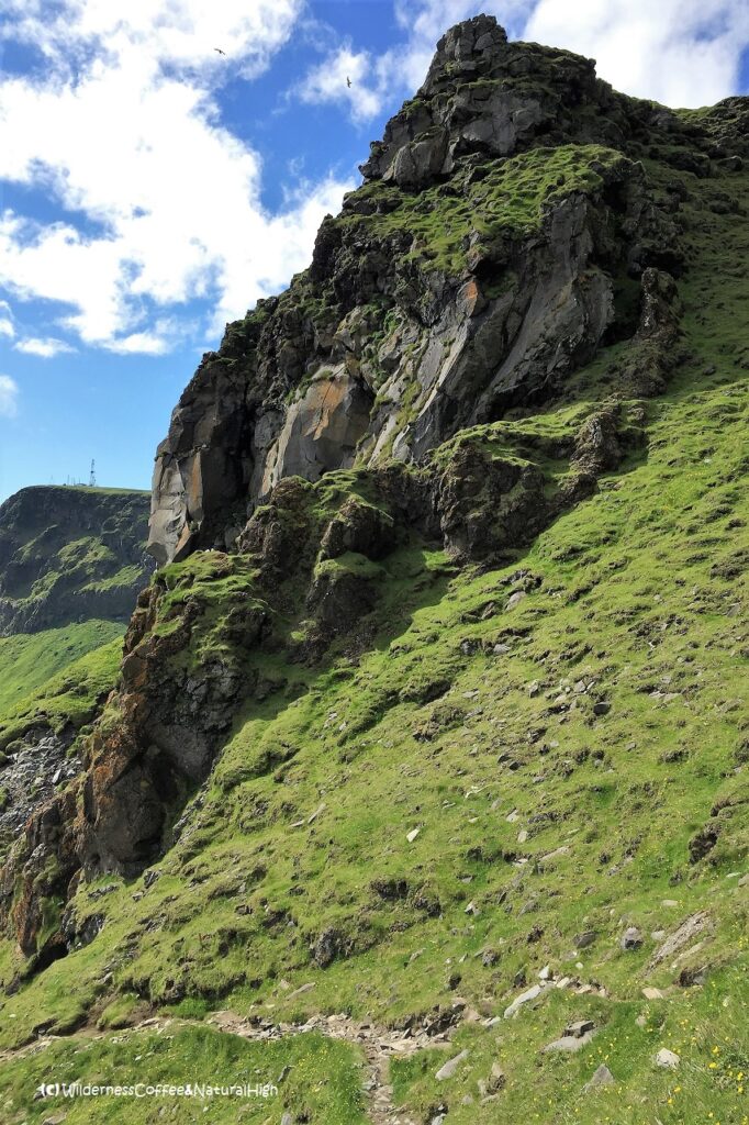 Heimaklettur hike, Heimaey, Iceland.