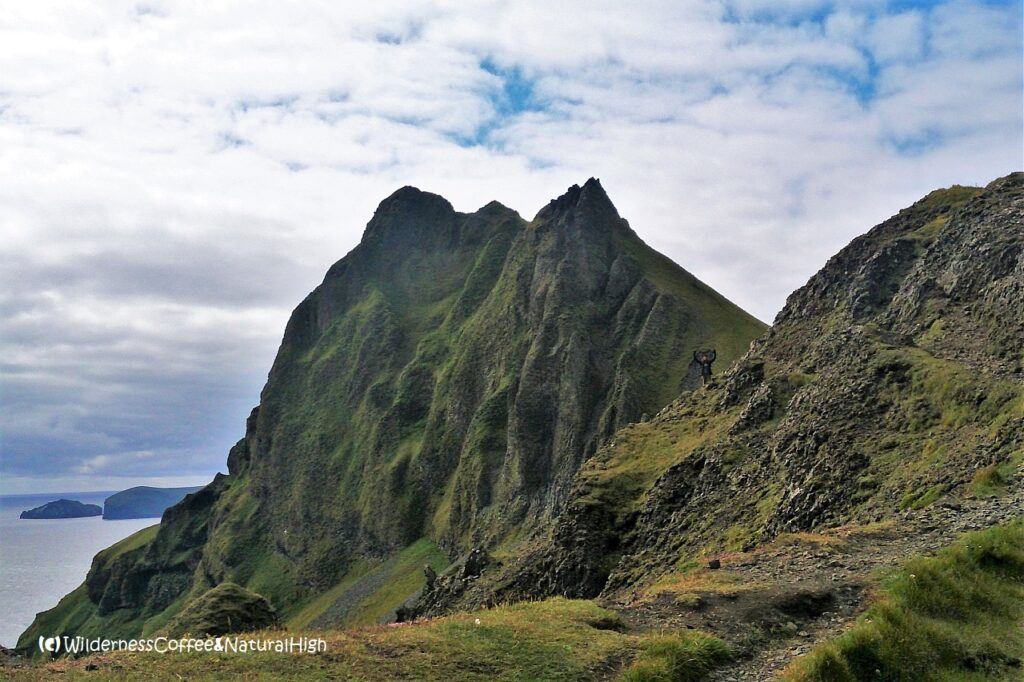 The intimidating steepness of Blátindur The intimidating steepness of Blátindur, Heimaey, Vestmannaeyjar, Iceland.