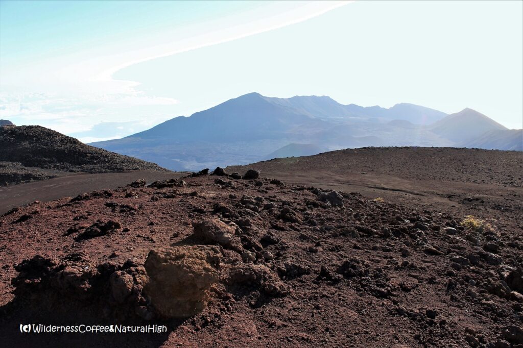 The top of Mount Haleakala Mount Haleakala, Maui, Hawaii.