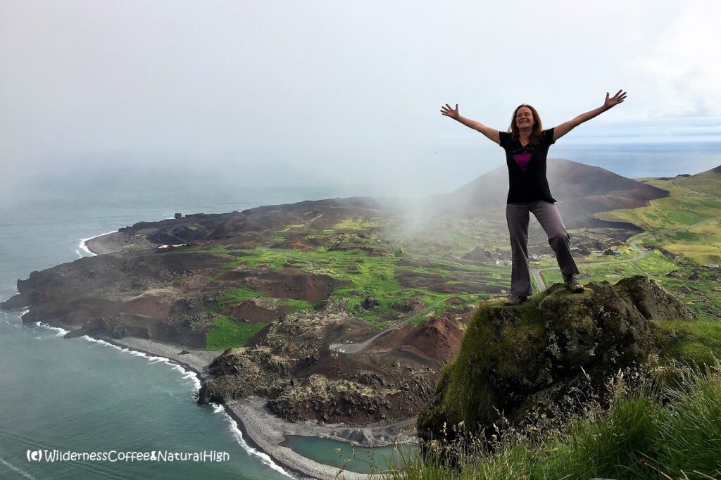Heimaklettur hike, Vestmannaeyjar, Iceland.