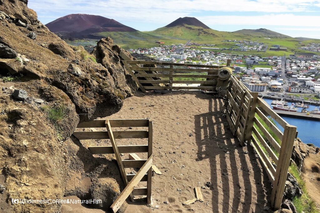 Sheepcage on Heimaklettur, Vestmannaeyjar, Iceland.