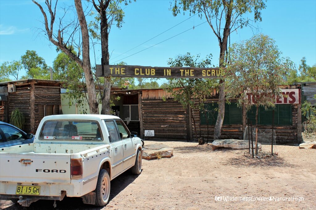 Club in the Scrub bush pub, The Grawin. Lightning Ridge, New South Wales, Australia.