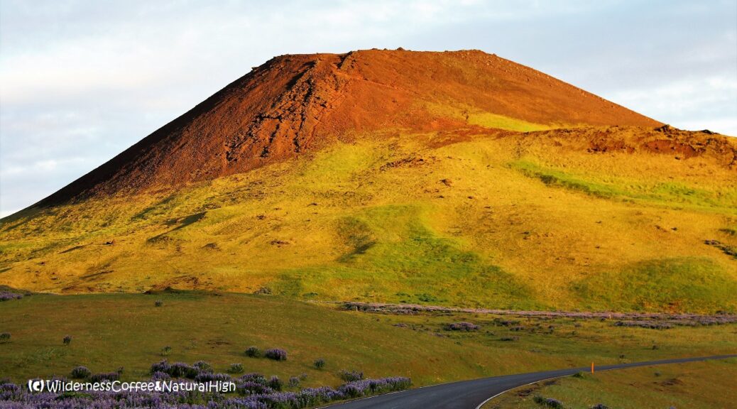 Helgafell volcano, Heimaey, Vestmannaeyjar, Iceland.