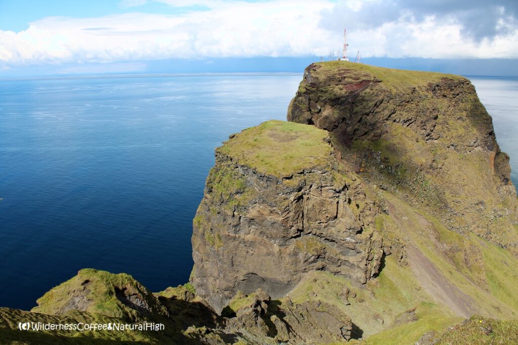 View to Klif from HáHá, Heimaey, Vestmannaeyjar, Iceland.