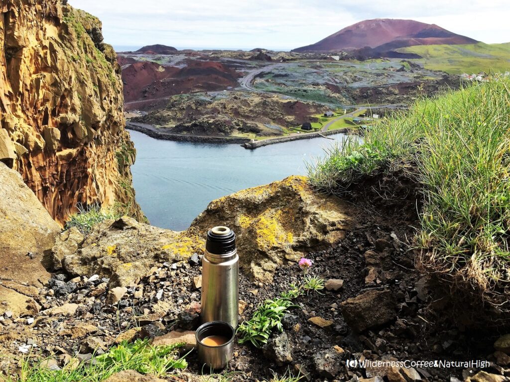 Heimaklettur hike, Heimaey, Iceland.