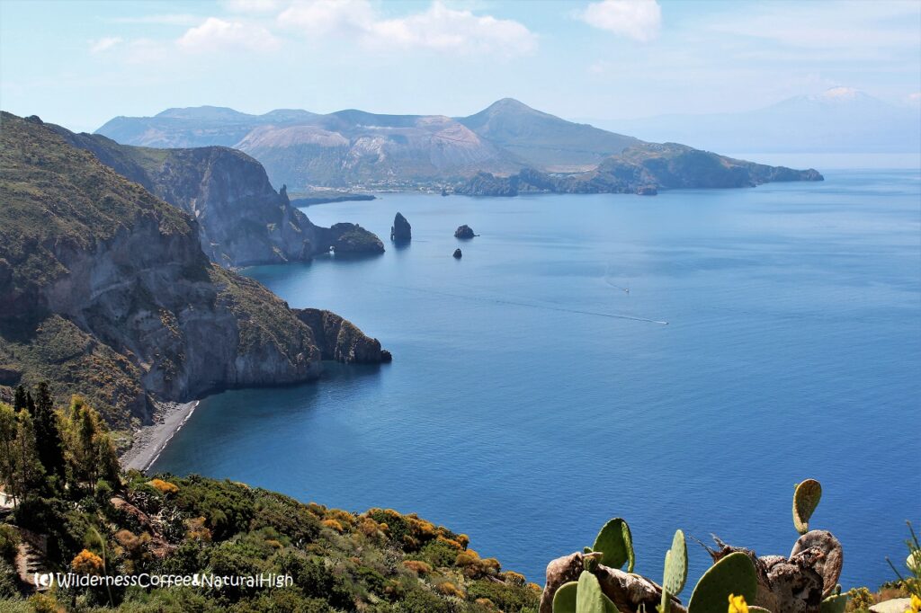 Quattrocchi viewpoint Quattrocchi viewpoint, Lipari, Aeolian Islands, Italy.
