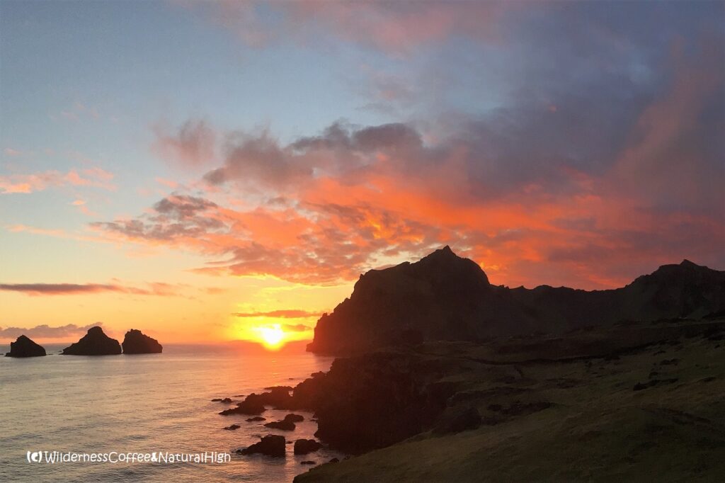 Midnight sunset on Herjólfsdalur Midnight sunset on Herjólfsdalur, Heimaey, Vestmannaeyjar, Iceland.