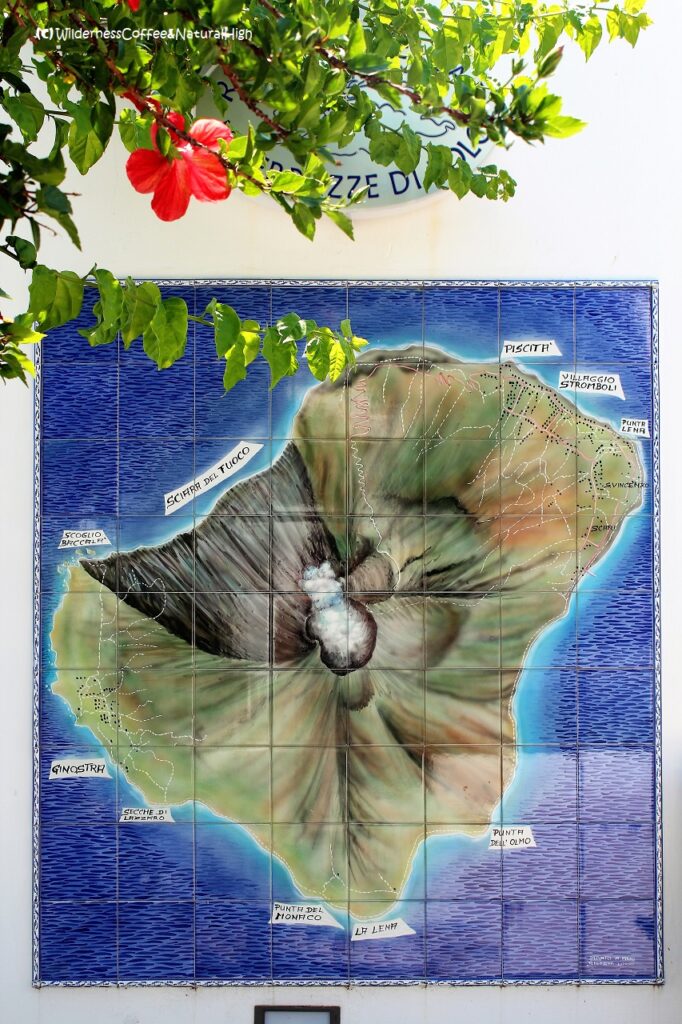 Stromboli map Stromboli map, Aeolian Islands, Italy.