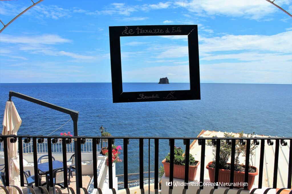 Picture-perfect view Stromboli, picture-perfect view, Aeolian Islands, Italy.