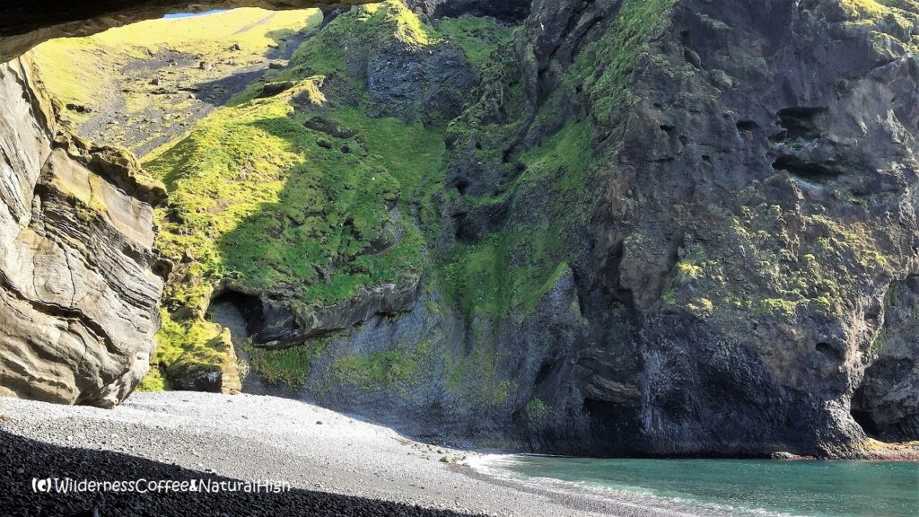 Stafsnes beach, Vestmannaeyjar walking tracks, Iceland.