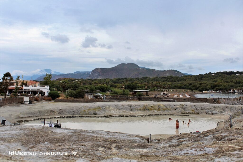 Vulcano mud pools Vulcano mud pools, Aeolian Islands, Italy.