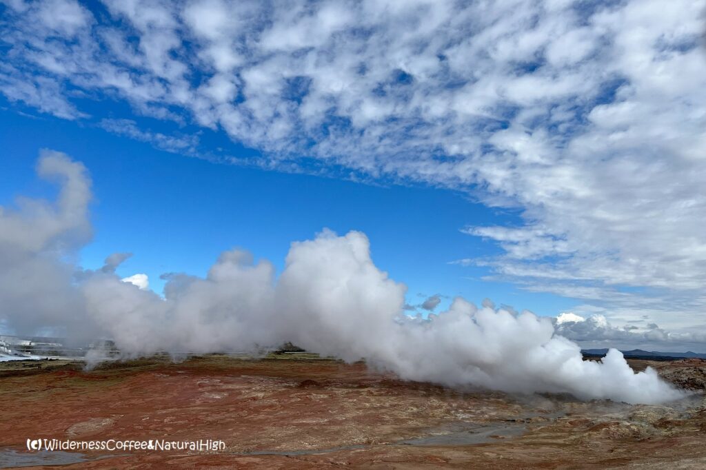 Gunnuhver hot springs Gunnuhver hot springs, Reykjanes hidden treasures, Iceland.