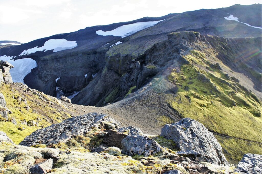 Heljarkambur ridge Heljarkambur ridge on the Fimmvörðuháls hike, Thórsmörk, Iceland.