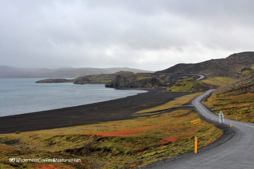 Lake Kleifarvatn Lake Kleifarvatn road, Reykjanes hidden treasures, Iceland.