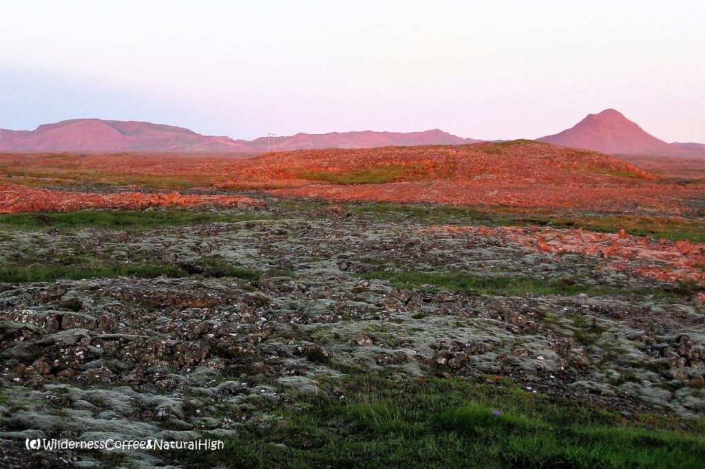 Mount Keilir Mount Keilir and Reykjanes lava fields, Iceland.