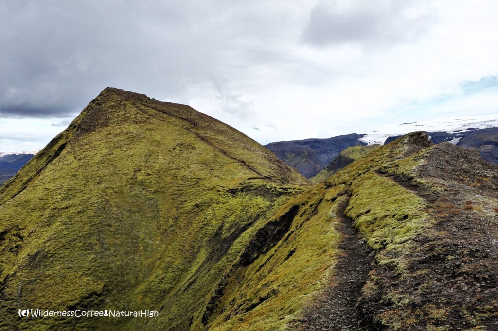 Ridge to the top Ridge to the top of Rjúpnafell, Thórsmörk, Iceland.