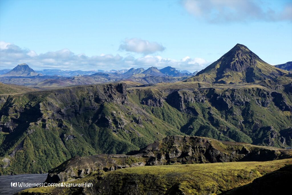 Rjúpnafell looming across the valley Mount Rjúpnafell looming above Thórsmörk valley, Iceland.