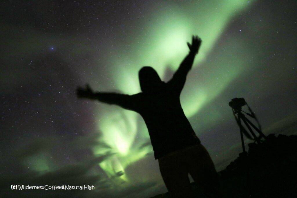 Aurora Borealis pouring in! Aurora Borealis pouring in, Snæfellsnes, Iceland.