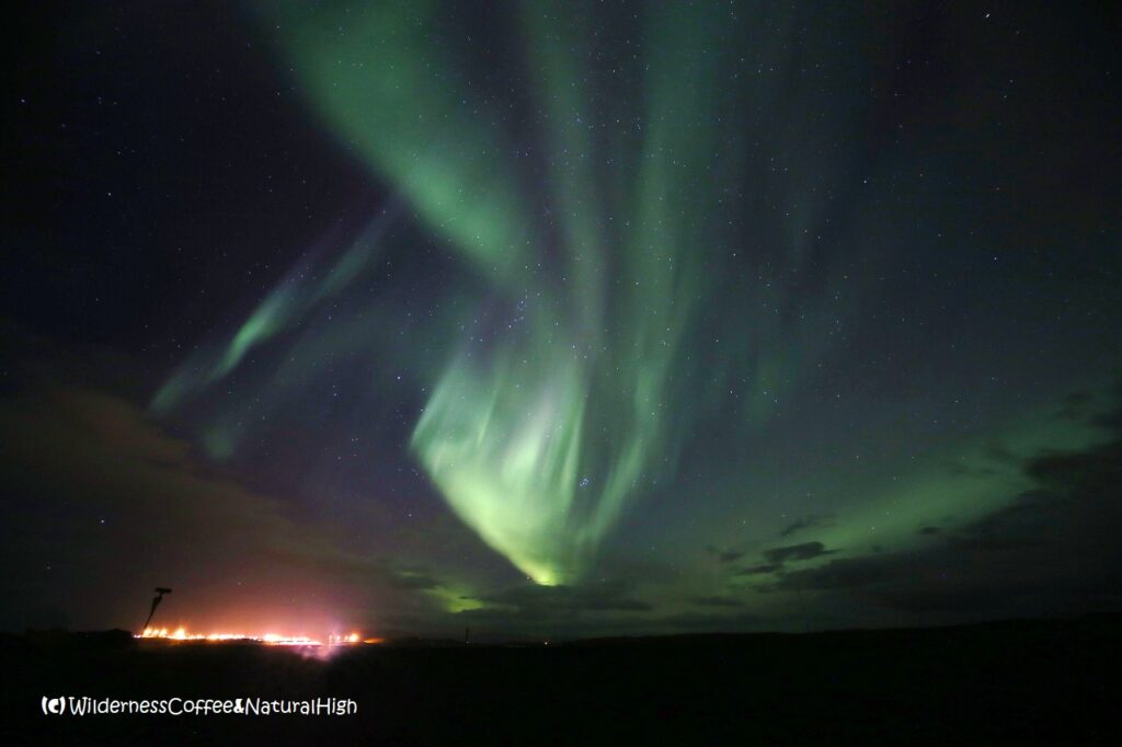 Column of northern lights Column of northern lights, Snæfellsnes, Iceland.