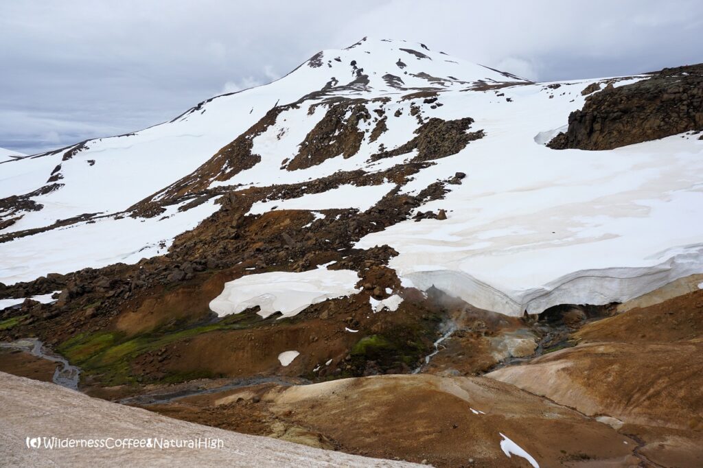 Hveradalir valley and Mount Mænir, Kerlingarfjöll, Iceland.