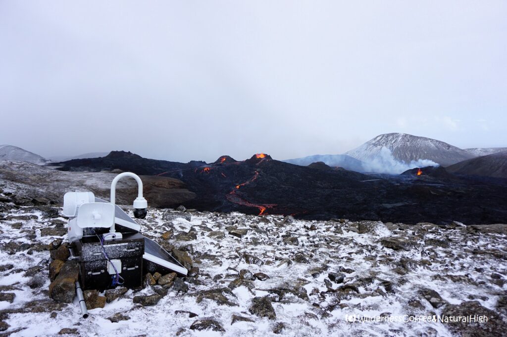 Webcam at Geldingadalur, Reykjanes, Iceland.