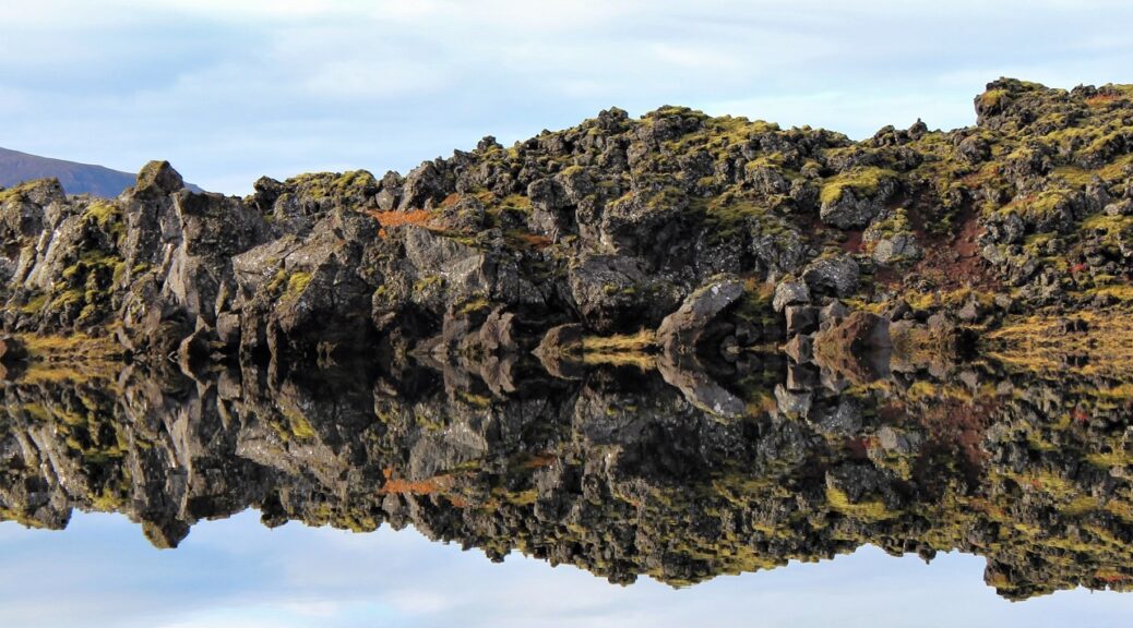 Selvallavatn Mirror Lake, Snæfellsnes, Iceland.