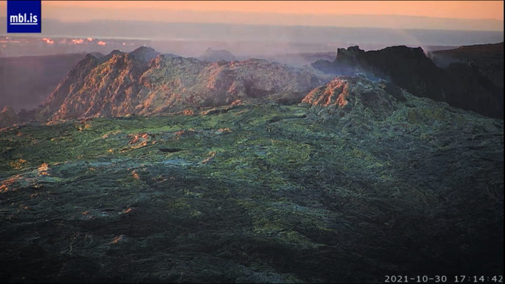 Fagradalsfjall dormant crater, Reykjanes, Iceland.